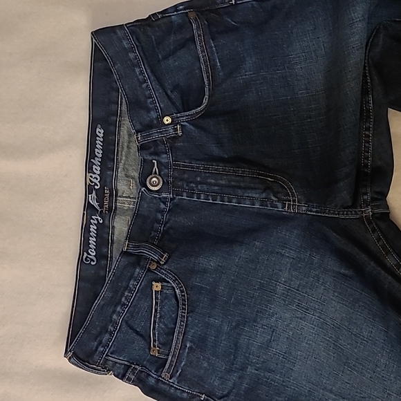 TOMMY BAHAMA INDIGO WASH JEANS SIZE 34 X 32 - Picture 3 of 6